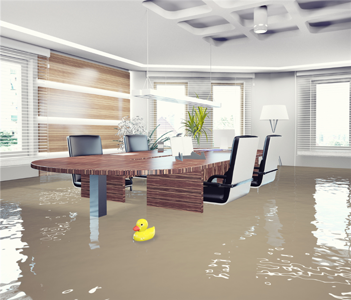 conference room flooded